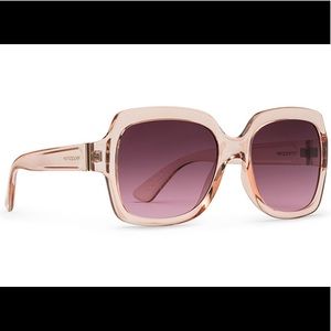 Von Zipper Dolls Sunglasses Clear/Pink NEW